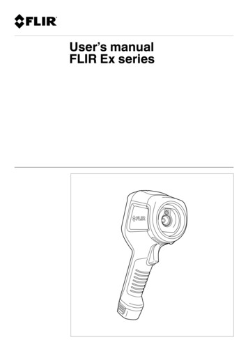 User's Manual FLIR Ex Series