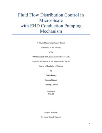 Fluid Flow Distribution Control In Micro Scale With EHD Conduction .