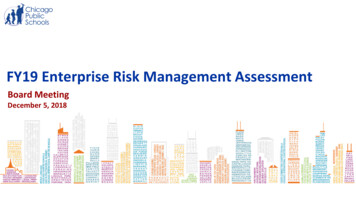 FY19 Enterprise Risk Management Assessment - Cpsboe 