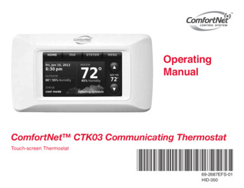 ComfortNet CTK03 Communicating Thermostat - Alpine Home Air