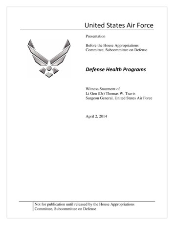 Defense Health Programs