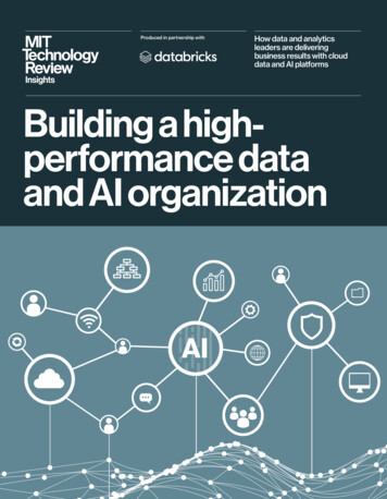 Data And AI Platforms Building A High- Performance Data . - Databricks