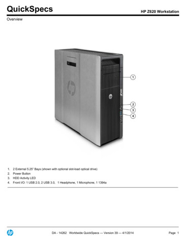 HP Z620 Workstation - Sintexs 