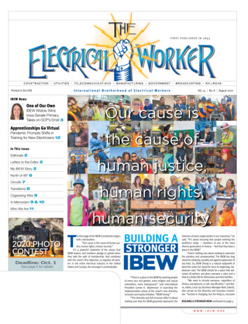 First Publised In 193 - Ibew