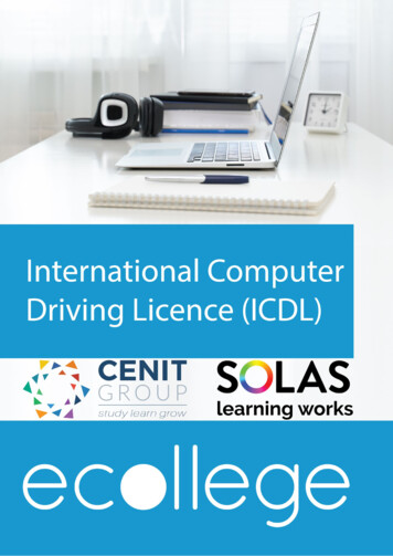 ICDL - ECollege Course