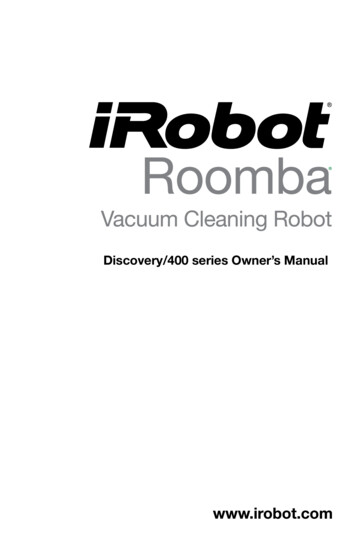 Discovery/400 Series Owner's Manual - IRobot
