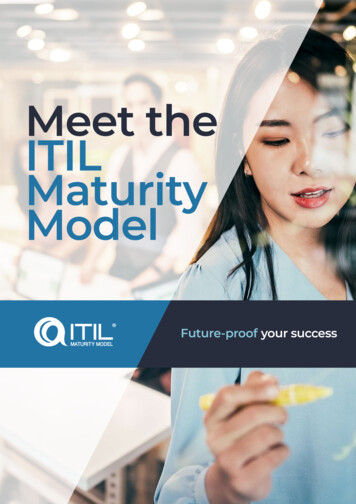 Meet The ITIL Maturity Model - PeopleCert