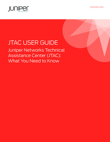 JTAC User Guide - Bc 