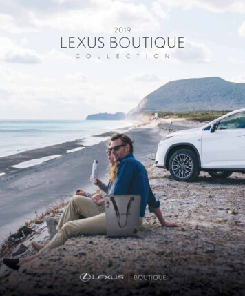 2019 Lexus Boutique