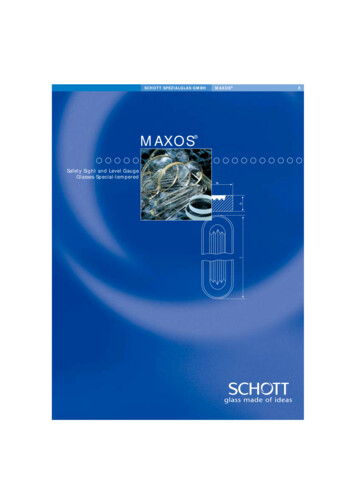 Schott 03063 MAXOS E RZ - Glass Dynamics, LLC