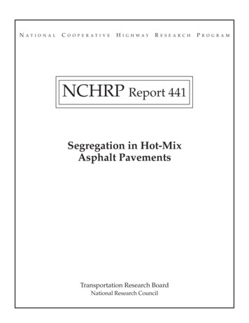 NCHRP Report 441 - Transportation Research Board