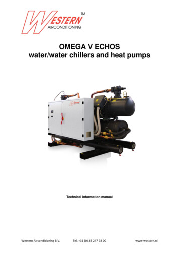 OMEGA V ECHOS Water/water Chillers And Heat Pumps - Western