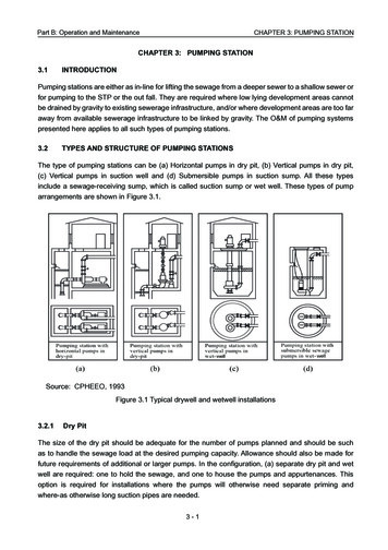 Chapter 3: Pumping Station 3.1 Introduction - Cpheeo