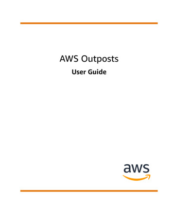 AWS Outposts - User Guide