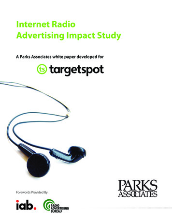 Internet Radio Advertising Impact Study - Parks Associates