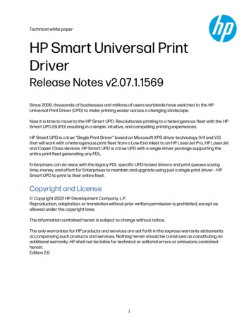 HP Smart Universal Print Driver