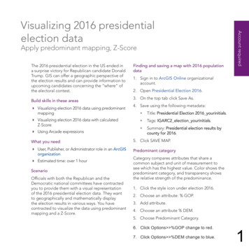 Visualizing 2016 Presidential Election Data - S.esri 