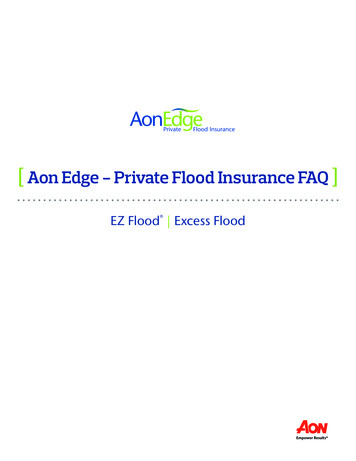 Aon Edge - Private Flood Insurance FAQ