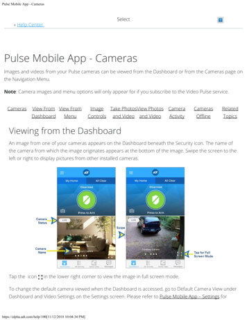 Pulse Mobile App - Cameras - Alpha.adt 