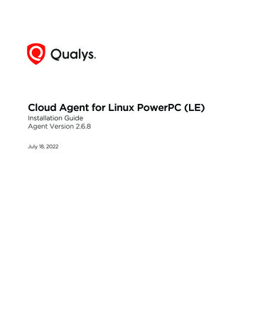 Cloud Agent For Linux PowerPC (LE) - Qualys