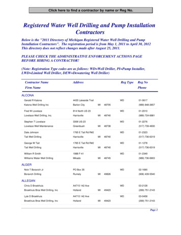 2011-08 Registered Contractors