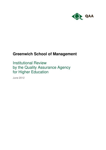 Greenwich School Of Management - Dera.ioe.ac.uk