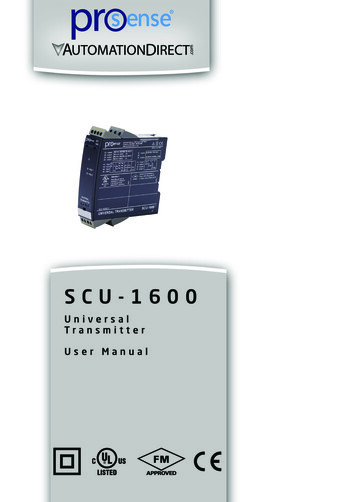 SCU-1600 - AutomationDirect