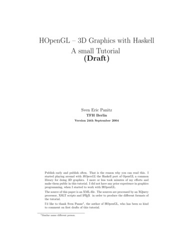 HOpenGL - 3D Graphics With Haskell A Small Tutorial (Draft) - HSRM