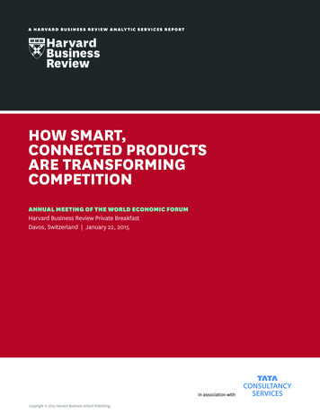 Smart Connected Products Transforming Competition