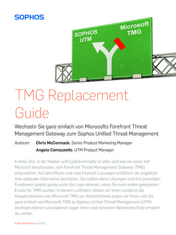 TMG Replacement Guide - UTMshop