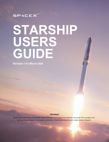 Starship Users Guide - SpaceX