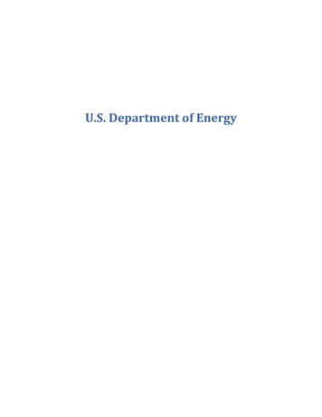U.S. Department Of Energy - NASEO