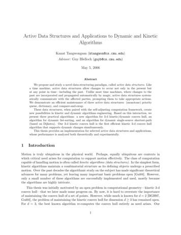 Active Data Structures And Applications To Dynamic And Kinetic Algorithms