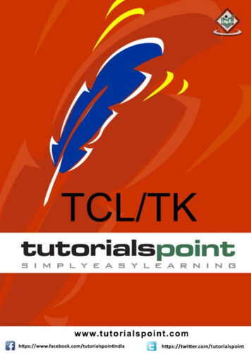TCL/TK - Tutorialspoint 