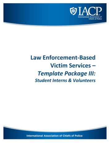 Law Enforcement-Based Victim Services - International Association Of .