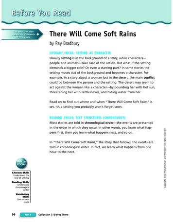 There Will Come Soft Rains - Riverside Local Schools