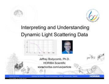 Interpreting And Understanding Dynamic Light Scattering Data - Horiba