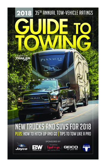 2018 TH ANNUAL TOW-VEHICLE RATINGS - Good Sam