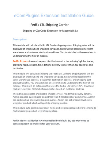 FedEx LTL Shipping Carrier