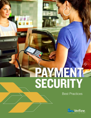 PAYMENT SECURITY - Verifone