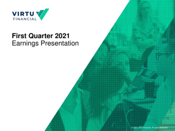 Virtu Financial Earnings Presentation - 2021 Q1
