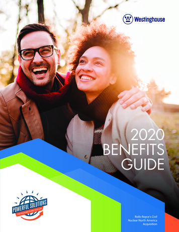 2020 BENEFITS GUIDE - Westinghouse Electric Company
