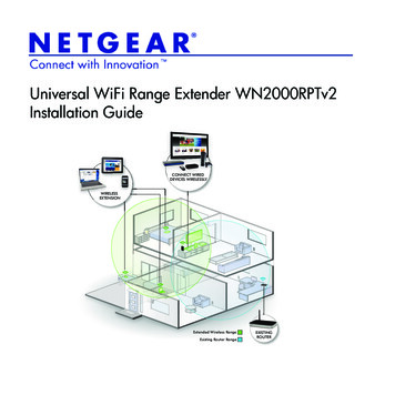Universal WiFi Range Extender WN3000RP Installation Guide - Netgear