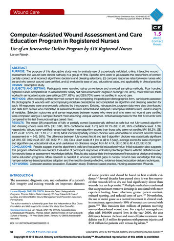 Computer-Assisted Wound Assessment And Care Education Program In .