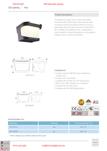 SOLOLUCE Wall Mounted Lighting - Designed Commercial Lighting