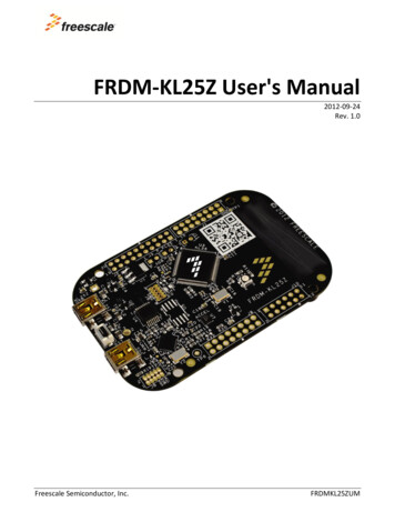 FRDM-KL25Z User's Manual
