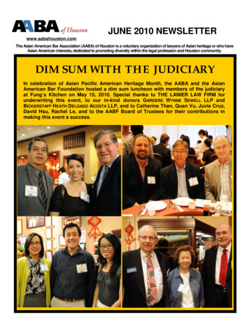 DIM SUM WITH THE JUDICIARY - Aabahouston 