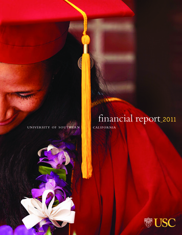 Financial Report 2011 - Customsitesmedia.usc.edu