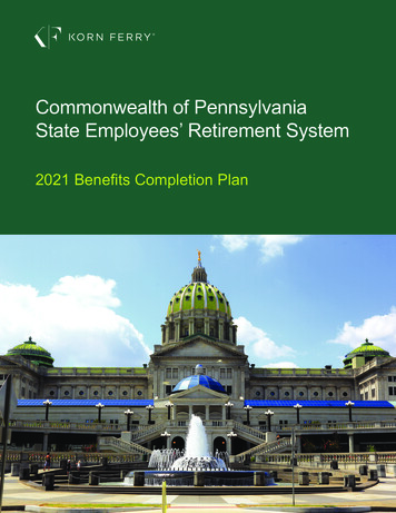 Commonwealth Of Pennsylvania State Employees' Retirement System