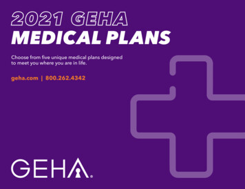 2021 GEHA Medical Benefits Guide